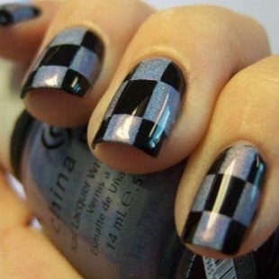 Checkered Nail Designs