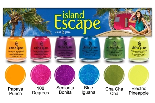 China Glaze Island Escape Summer 2020 Nail Polishes