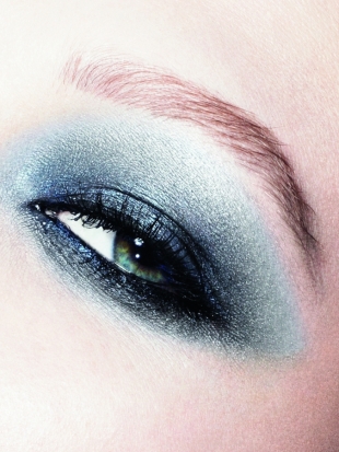 Dior Fall 2020 Blue Tie Makeup Collection