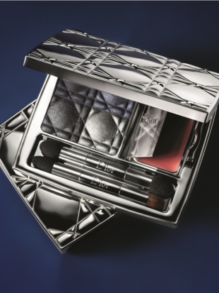 Dior Fall 2020 Blue Tie Makeup Collection