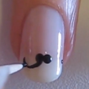 How to Make Movember Mustache Nail Art