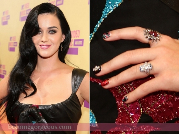 Glam Celebrity Nail Art