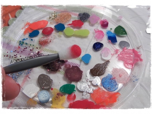 Sponge and Stamping Nail Art Tutorial