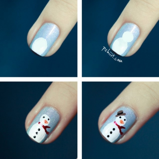 Cute Christmas DIY Nail Art Ideas