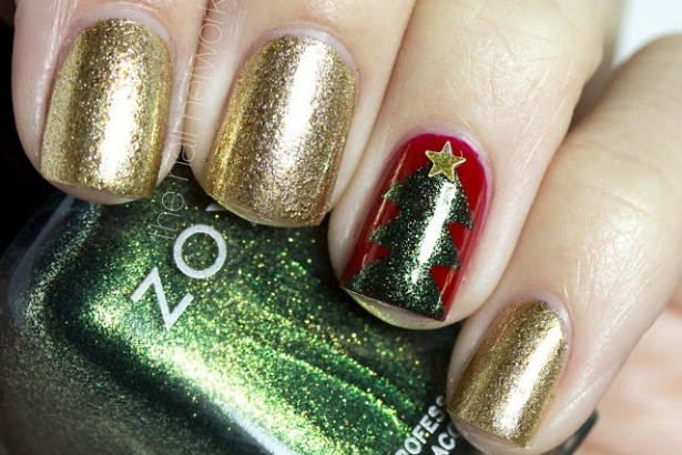 Cute Christmas DIY Nail Art Ideas