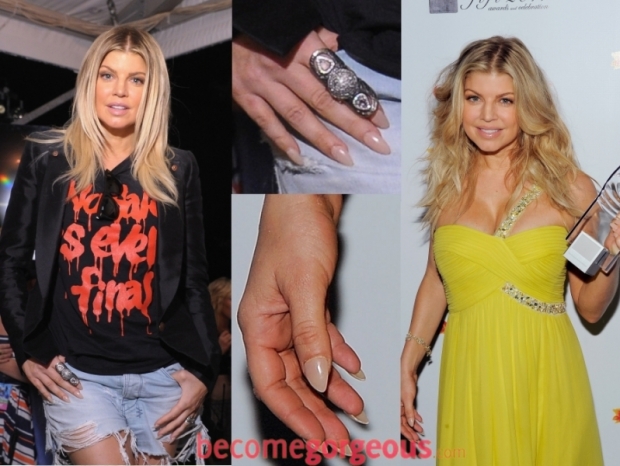 Celebrity Stiletto/Pointy Shaped Nails