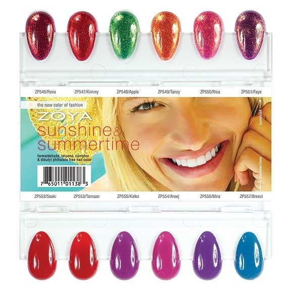 Zoya Sunshine and Summertime 2020 Nail Polishes