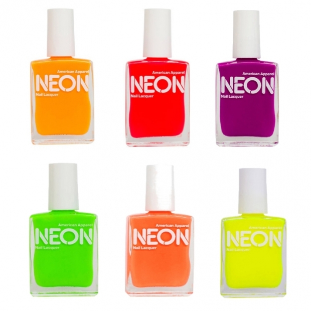 American Apparel Neon Nail Polish Collection