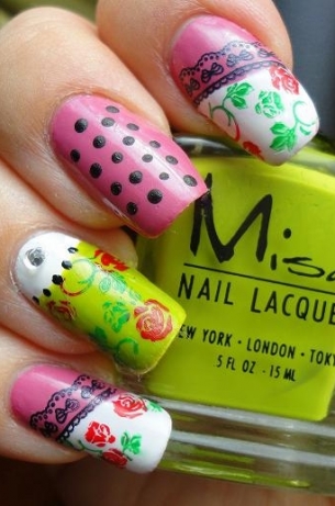 Cute and Girly Nail Art Designs