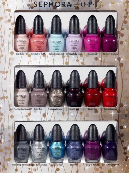 Sephora by OPI Glimmer Wonderland Mini Nail Color Set