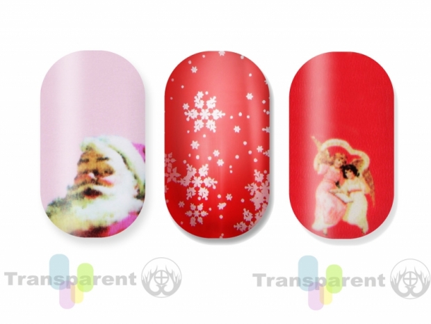 Minx Christmas Theme Nails
