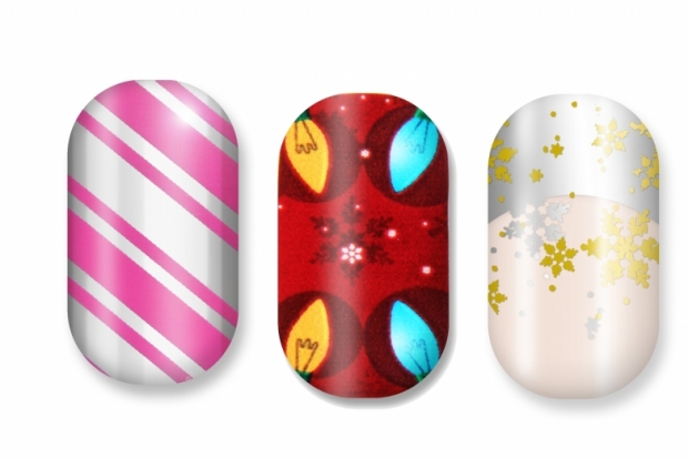 Minx Christmas Theme Nails