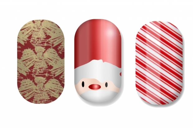 Minx Christmas Theme Nails