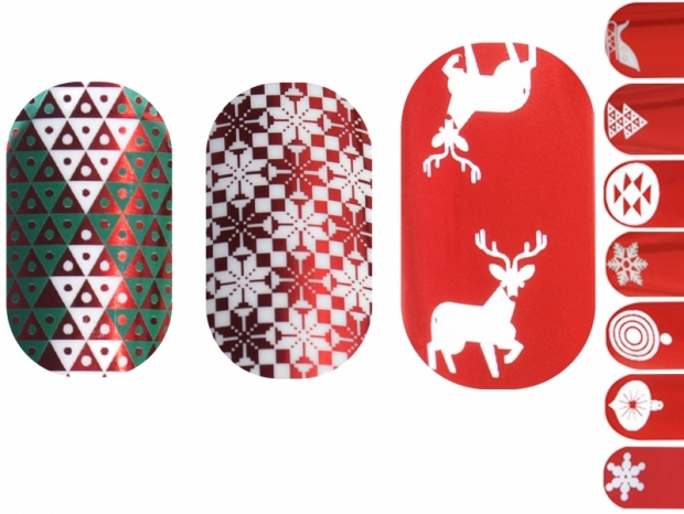 Minx Christmas Theme Nails