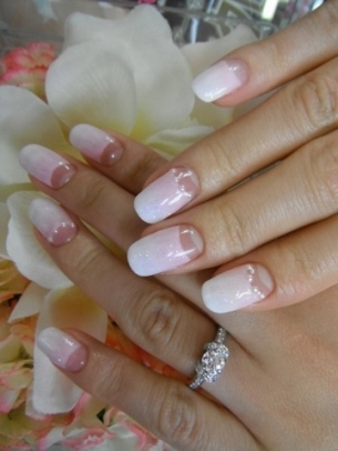 Half Moon Manicure Designs for Summer