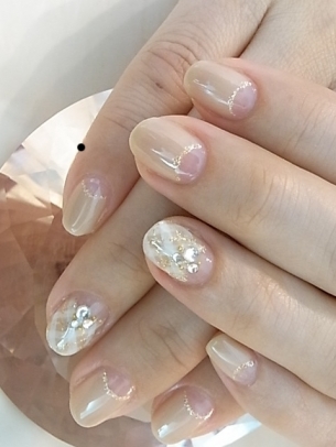 Nude Colored Nail Art Designs