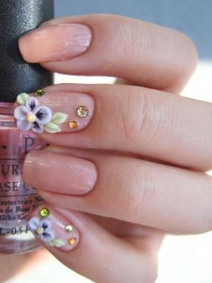 Nude Colored Nail Art Designs