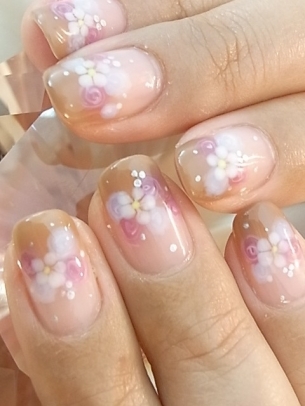 Nude Colored Nail Art Designs