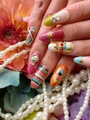 Glitzy Nail Art Designs for Summer 2020