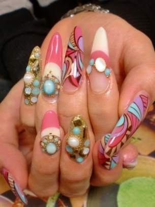 Glitzy Nail Art Designs for Summer 2020