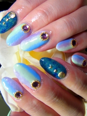 Cool Colored Nail Art Designs