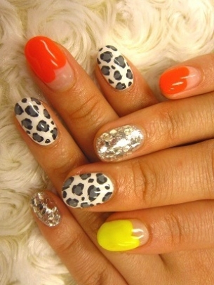 Multi-Color Nail Art Ideas for Summer