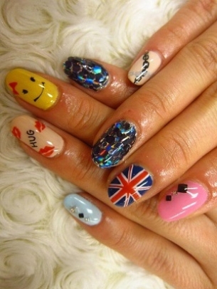 Multi-Color Nail Art Ideas for Summer