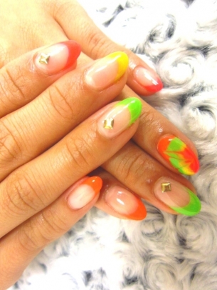 Multi-Color Nail Art Ideas for Summer