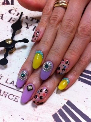 Color Mix Nail Art Ideas for Summer