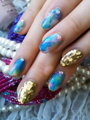 Color Mix Nail Art Ideas for Summer