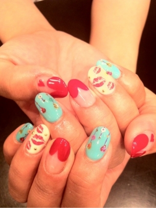 Colorful Party Nail Art Ideas