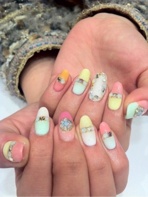 Colorful Party Nail Art Ideas