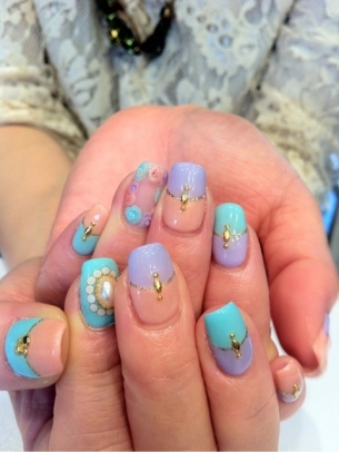 Colorful Party Nail Art Ideas