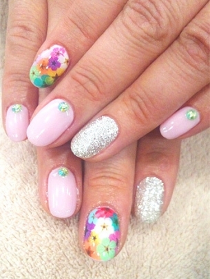 Glam Nail Art Designs for Summer