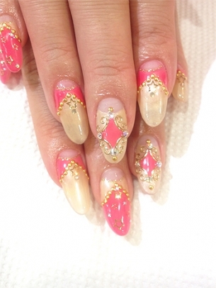 Glam Nail Art Designs for Summer