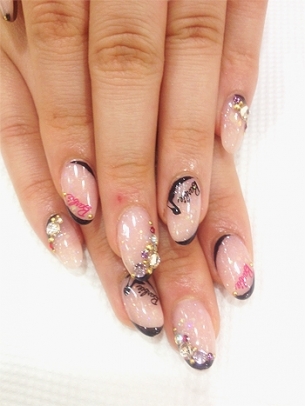 Glam Nail Art Designs for Summer