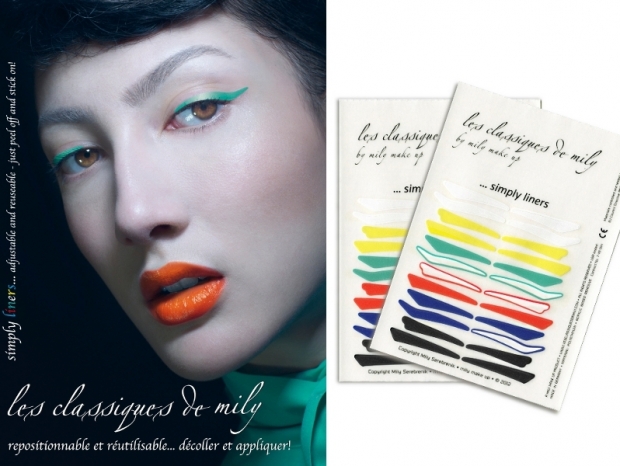 Les Classiques de Mily | Colored Stick-On Eyeliner Strips