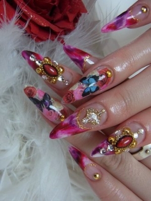 Acrylic Nail Art Designs for Summer