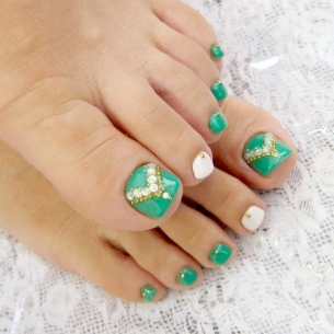 Pedicure Nail Art Designs for Fall