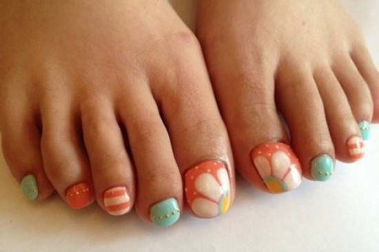 Cool Pedicure Nail Art Ideas for Fall
