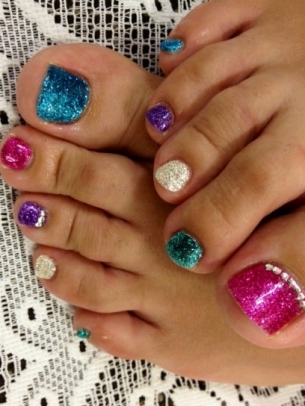 Pretty Pedicure Nail Art Designs