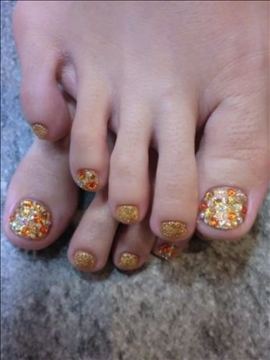 New Season Pedicure Nail Art Ideas