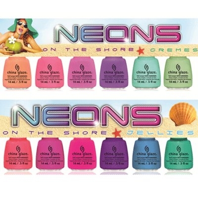 China Glaze Neons On The Shore Summer 2020 Collection
