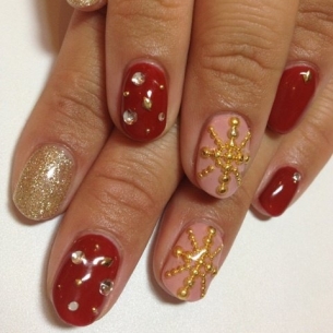 Flirty Fall Nail Art Designs