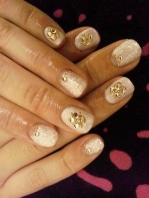 Gems and Rhinestones Nail Art Ideas