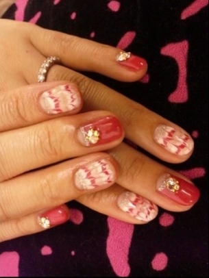 Gems and Rhinestones Nail Art Ideas