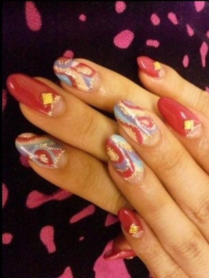 Gems and Rhinestones Nail Art Ideas