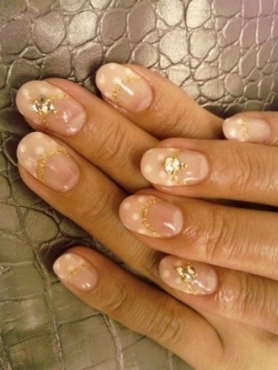 Gems and Rhinestones Nail Art Ideas