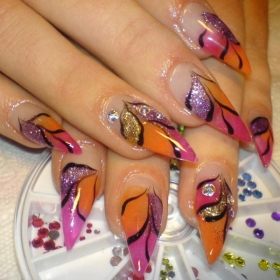 Multi-Colored Nail Designs