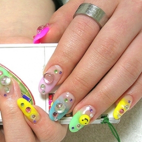 Multi-Colored Nail Designs